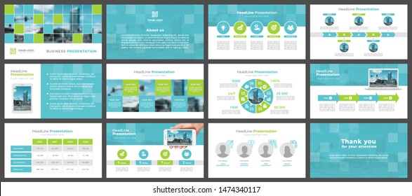 Presentation templates, corporate. Elements of infographics for presentation templates. Annual report, book cover, brochure, layout, leaflet layout template design.