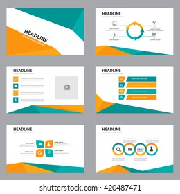 presentation templates Info graphic elements flat design set for brochure marketing advertising