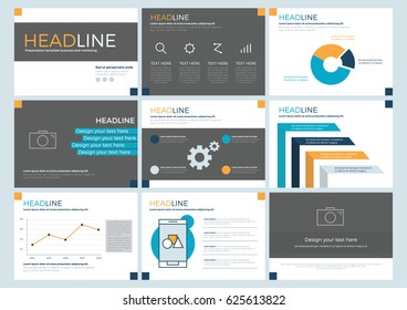 Presentation templates power point template concept marketing and business, presentation, flyer, corporate report, annual report, advertising