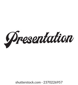 presentation text on white background.