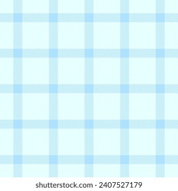 Presentation textile check plaid, form vector pattern seamless. Best background fabric texture tartan in light and cyan color.