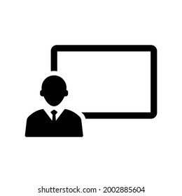 presentation training icon.learning,school (vector illustration)