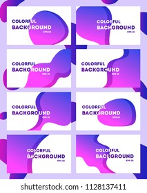 Presentation. Vector background with bright colors and minimalistic design.