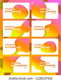 Presentation. Vector background with bright colors and minimalistic design.