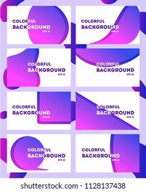 Presentation. Vector background with bright colors and minimalistic design.