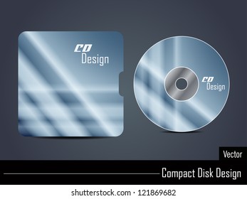Presentation of vector cd cover design.