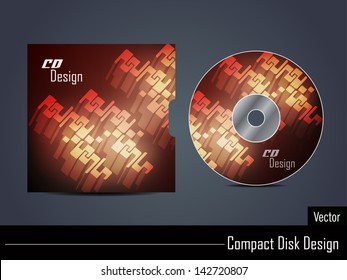 Presentation of vector cd cover design.