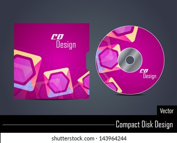 Presentation of vector cd cover design.