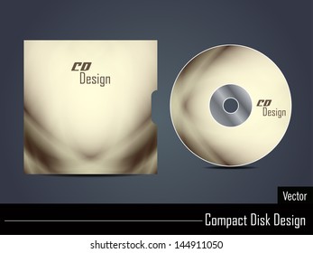 Presentation of vector cd cover design. 