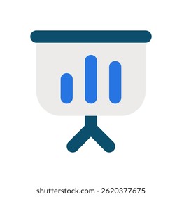 Design de Vetor de Apresentação para Reuniões de Negócios e Relatórios. Conceito de apresentação de slides para instruções de estratégia, dados e equipe. Ícone Simples