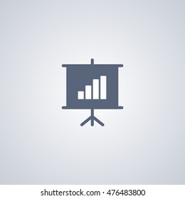 Presentation vector flat icon