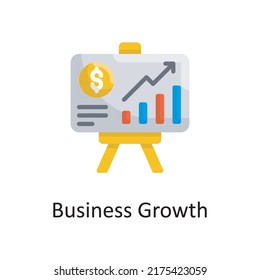 Presentation  vector Flat Icon Design illustration. Project Managements Symbol on White background EPS 10 File