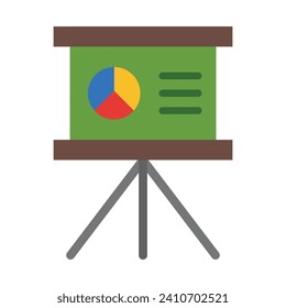 Presentation Vector Flat Icon For Personal And Commercial Use.
