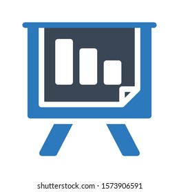 presentation vector glyph color icon 