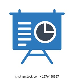 presentation vector glyph color  icon 