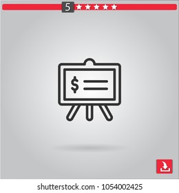 presentation vector icon