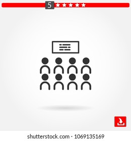 presentation vector icon