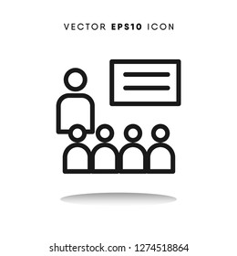 Presentation vector icon