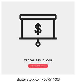 Presentation vector icon