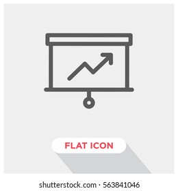 Presentation vector icon