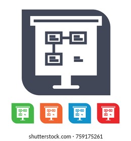presentation vector icon