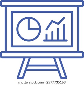 Presentation vector icon. Can be used for printing, mobile and web applications.