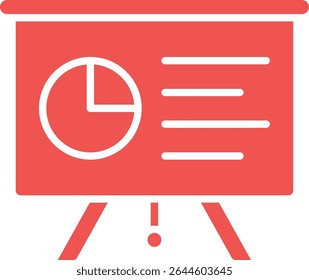 Presentation vector icon. Can be used for printing, mobile and web applications.