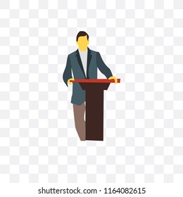 Presentation vector icon isolated on transparent background, Presentation logo concept