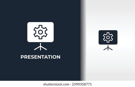 Presentation Vector, Icon Or Logo Sign Isolated Symbol Illustration