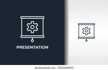 Presentation Vector, Icon Or Logo Sign Isolated Symbol Illustration