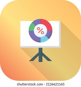 presentation Vector illustration on a transparent background.Premium quality symmbols.Vector line flat icon for concept and graphic design.
