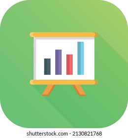 presentation Vector illustration on a transparent background.Premium quality symmbols.Vector line flat icon for concept and graphic design.
