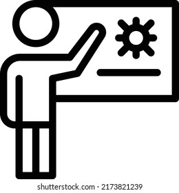 Präsentation Vektorgrafik auf transparentem Hintergrund.Premium-Qualität symmbols.Stroke Vektorsymbol für Konzept und Grafikdesign.