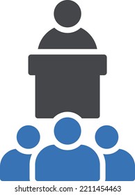 presentation Vector illustration on a transparent background. Premium quality symmbols. Glyphs vector icons for concept and graphic design. 

