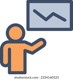 presentación Ilustración vectorial sobre un fondo transparente.Símbolos de calidad premium.Icono vectorial de trazo para el concepto y el diseño gráfico. 

