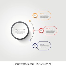 Presentation visualization business infographic template design