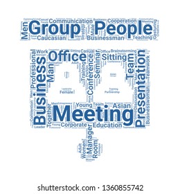 presentation word cloud. tag cloud about presentation.