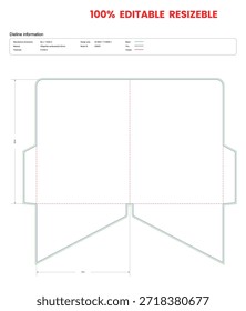 presentation_folder dieline template box dieline die lines packaging custom dieline  box cardboard box dieline pizza printable product packaging layout,