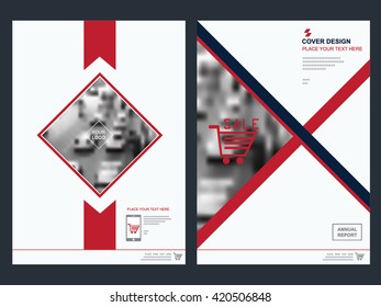 Presentation.Annual report brochure flyer design template vector, Leaflet cover abstract flat background, layout in A4 size
