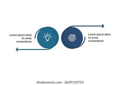 Presentation-Ready Business Infographic with Step Numbers and Icons, Ideal for Marketing, Projects, Flyers, Banners, and Visual Strategy