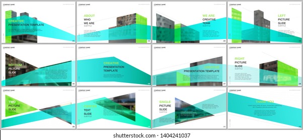 Presentations design, portfolio vector templates with architecture design. Abstract modern architectural background. Multipurpose template for presentation slide, flyer leaflet, brochure cover, report