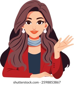 Presenter Broadcaster Character Persona Avatar Cartoon