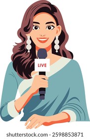 Presenter Broadcaster Character Persona Avatar Cartoon