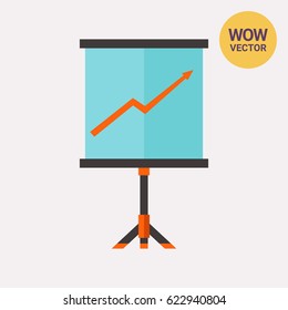 Presenting white board icon