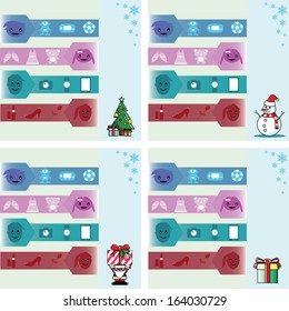 Presents for boy, girl, man and lady vector
