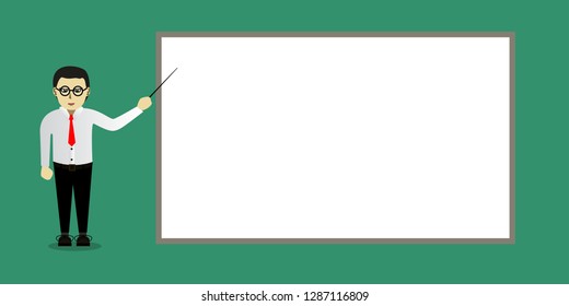 Presents planning board , human character presention in working.