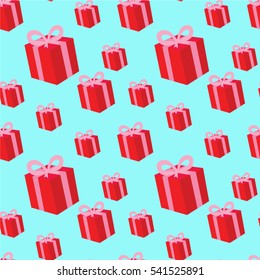 Presents - seamless vector pattern