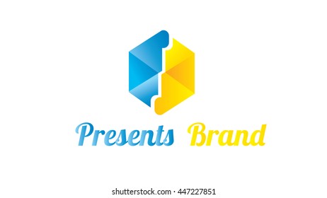 Presents vector logo template