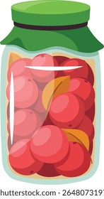 Preservation food jar for winter
