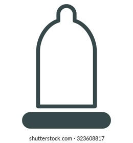 Preservative vector icon. Style is flat symbol, soft blue color, rounded angles, white background.